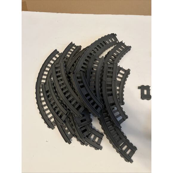 Thomas the Train Sky High Bridge Jump Replacement Part Grey Track Lot Of 35+ - Picture 2 of 4